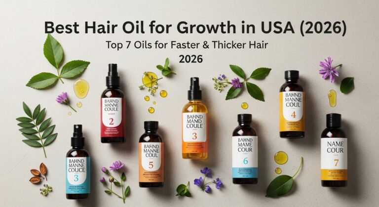 Best Hair Oil for Growth in USA (2026) – Top 7 Oils for Faster & Thicker Hair