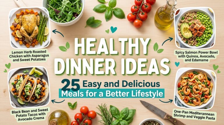 Healthy Dinner Ideas: 25 Easy and Delicious Meals for a Better Lifestyle